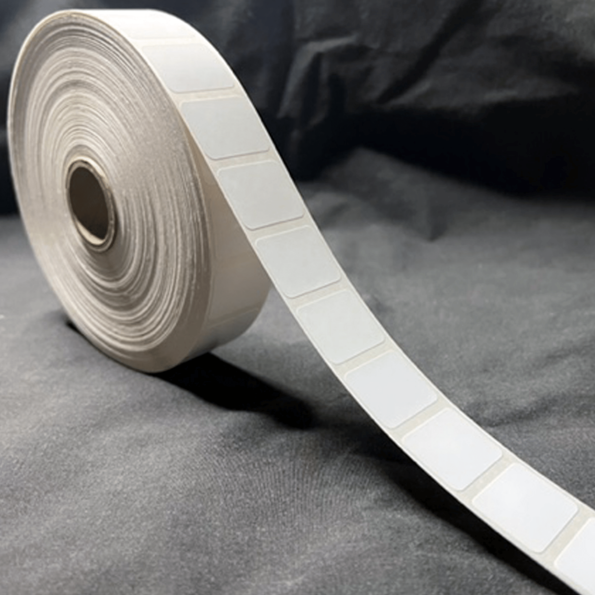 White Polyester Thermal Transfer Slide Labels, Xylene and Chemical Resistant - 0.9375" X 0.75" - LA-TFF206-12