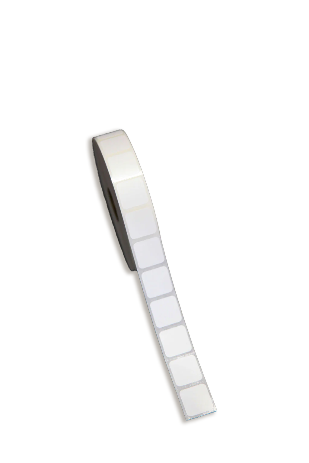 Matte White Thermal Transfer Polyester Slide Labels, Xylene and Chemical Resistant - White Opaque Liner (0.875" x 0.875") - LA-TFM210-1A1CP