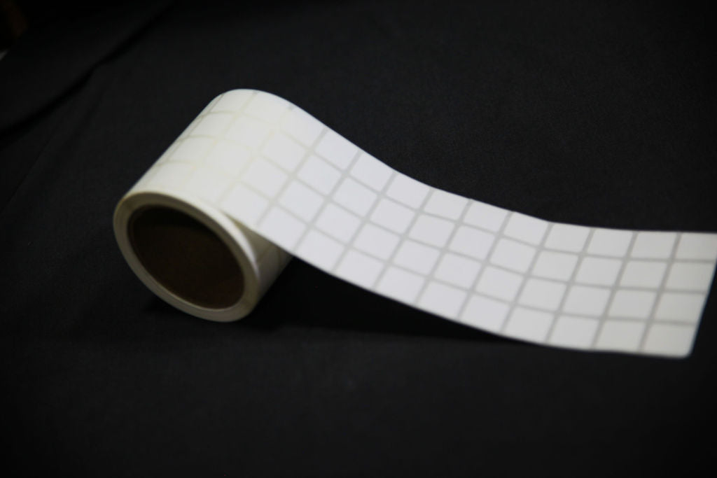 Thermal Transfer Paper Slide Labels - 4 Labels Across - 0.875" x 0.875" - LA-TP140-4A1CP